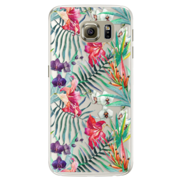 Silikónové puzdro iSaprio - Flower Pattern 03 - Samsung Galaxy S6 Edge