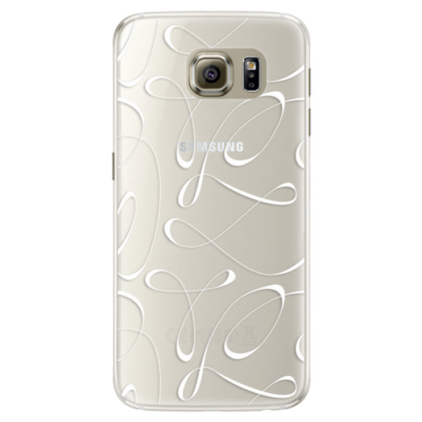 Silikónové puzdro iSaprio - Fancy - white - Samsung Galaxy S6 Edge