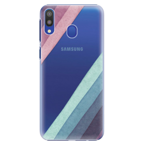 Plastové puzdro iSaprio - Glitter Stripes 01 - Samsung Galaxy M20