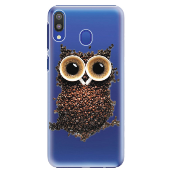 Plastové puzdro iSaprio - Owl And Coffee - Samsung Galaxy M20