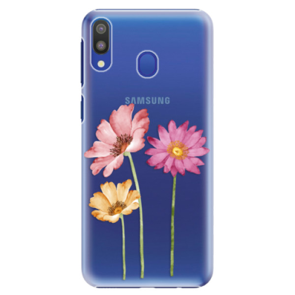 Plastové puzdro iSaprio - Three Flowers - Samsung Galaxy M20