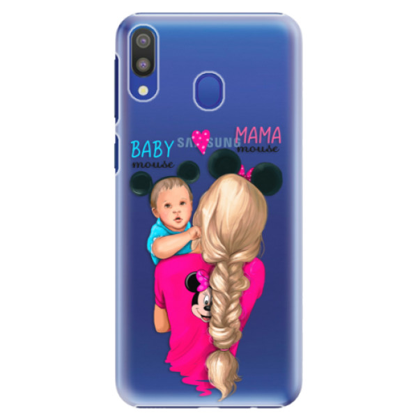 Plastové puzdro iSaprio - Mama Mouse Blonde and Boy - Samsung Galaxy M20