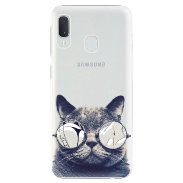Plastové puzdro iSaprio - Crazy Cat 01 - Samsung Galaxy A20e