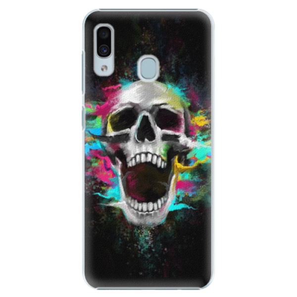 Plastové puzdro iSaprio - Skull in Colors - Samsung Galaxy A30