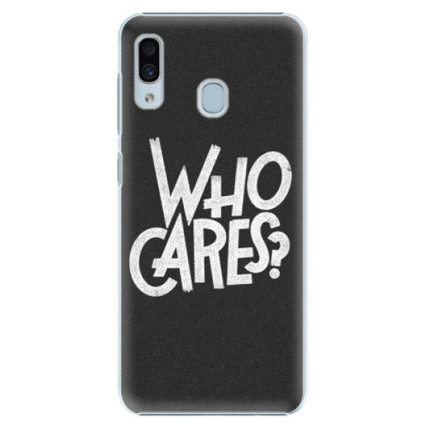 Plastové puzdro iSaprio - Who Cares - Samsung Galaxy A30
