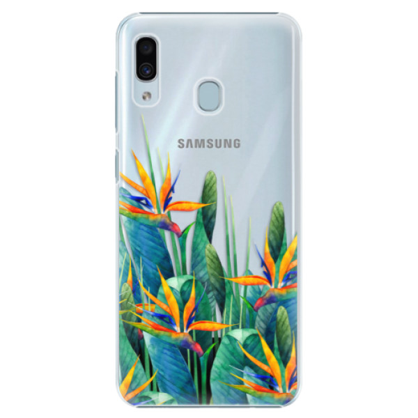 Plastové puzdro iSaprio - Exotic Flowers - Samsung Galaxy A30