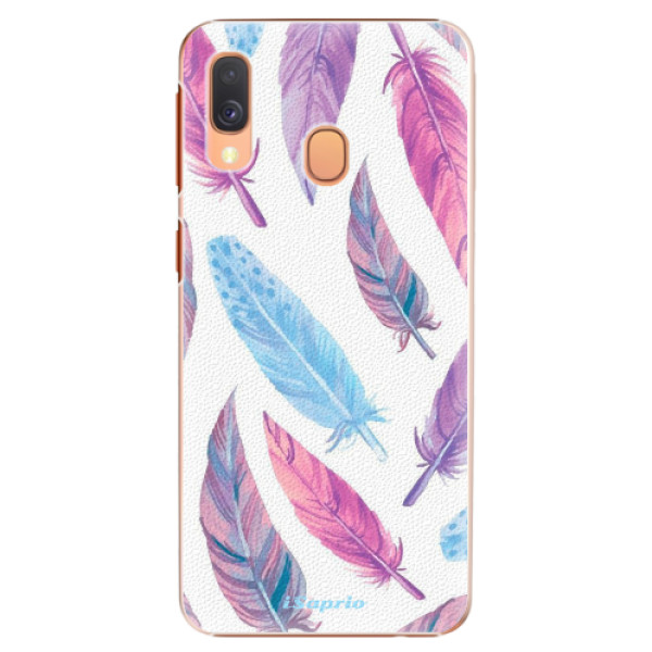 Plastové puzdro iSaprio - Feather Pattern 10 - Samsung Galaxy A40