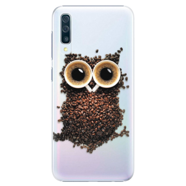 Plastové puzdro iSaprio - Owl And Coffee - Samsung Galaxy A50