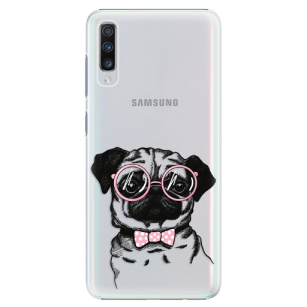 Plastové puzdro iSaprio - The Pug - Samsung Galaxy A70