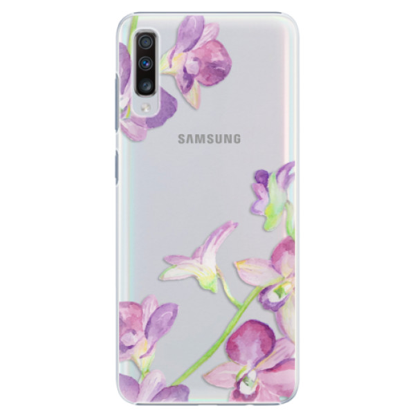 Plastové puzdro iSaprio - Purple Orchid - Samsung Galaxy A70