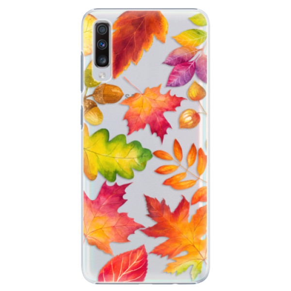 Plastové puzdro iSaprio - Autumn Leaves 01 - Samsung Galaxy A70