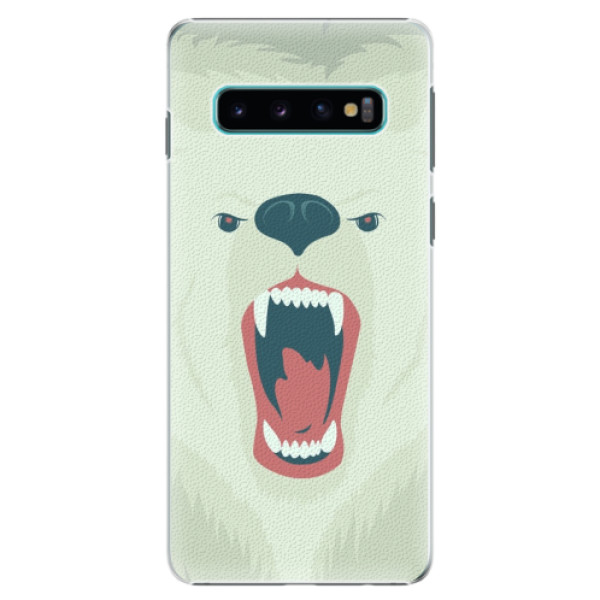 Plastové puzdro iSaprio - Angry Bear - Samsung Galaxy S10