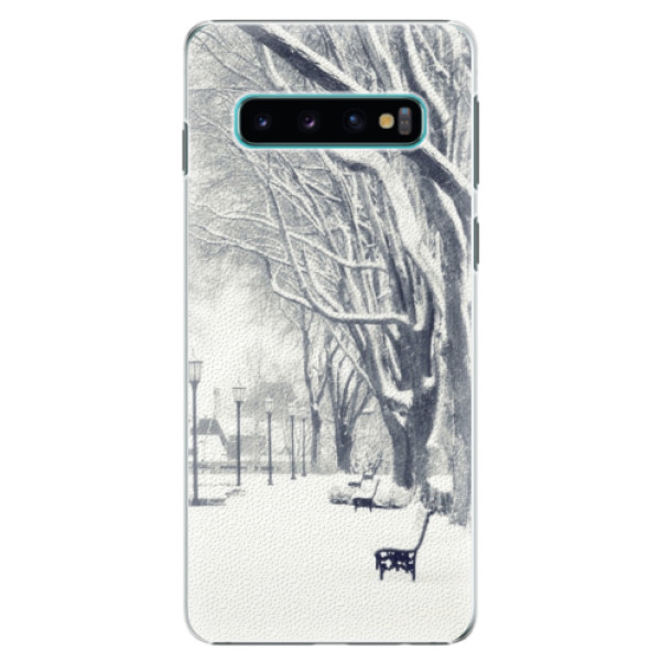 Plastové puzdro iSaprio - Snow Park - Samsung Galaxy S10
