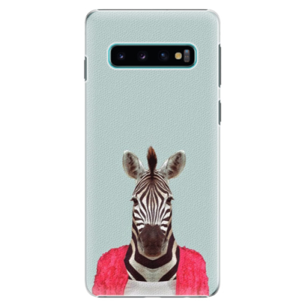 Plastové puzdro iSaprio - Zebra 01 - Samsung Galaxy S10