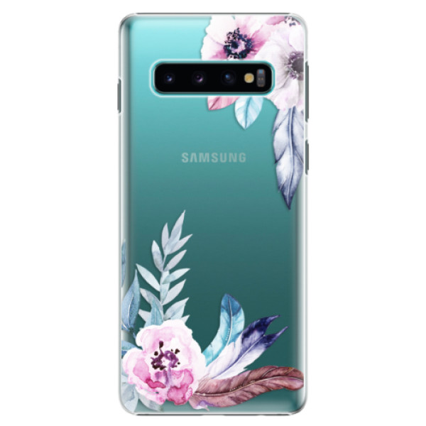 Plastové puzdro iSaprio - Flower Pattern 04 - Samsung Galaxy S10