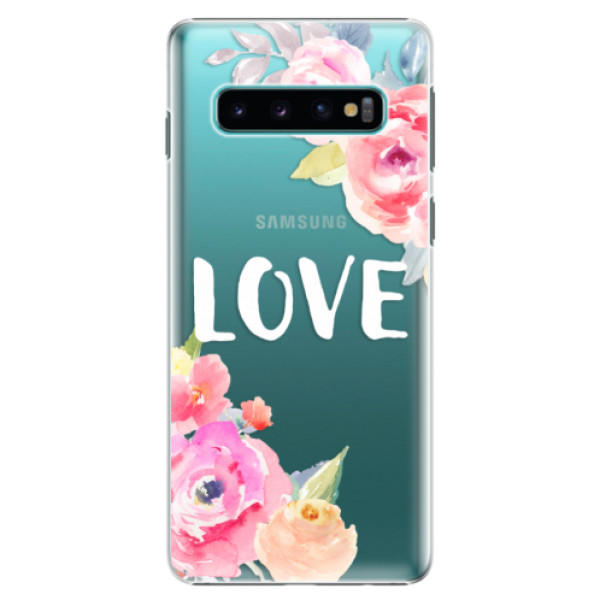 Plastové puzdro iSaprio - Love - Samsung Galaxy S10