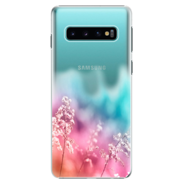 Plastové puzdro iSaprio - Rainbow Grass - Samsung Galaxy S10