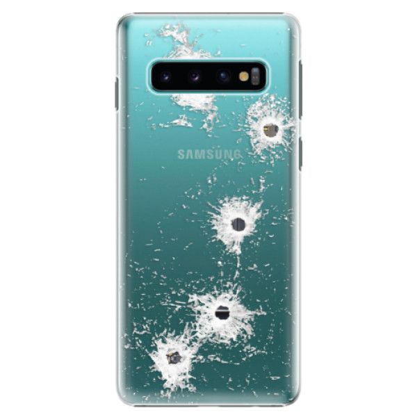 Plastové puzdro iSaprio - Gunshots - Samsung Galaxy S10