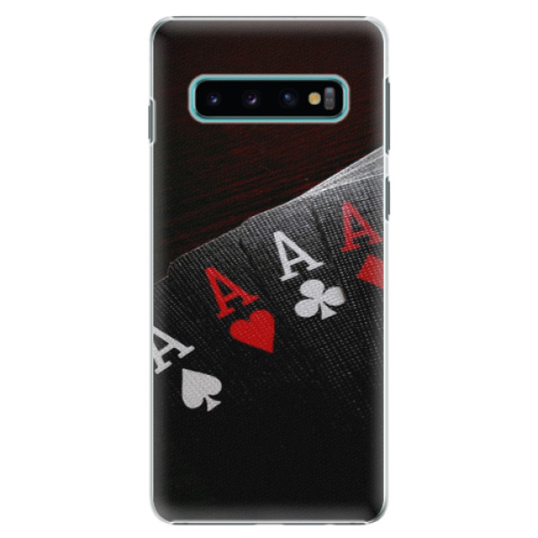 Plastové puzdro iSaprio - Poker - Samsung Galaxy S10