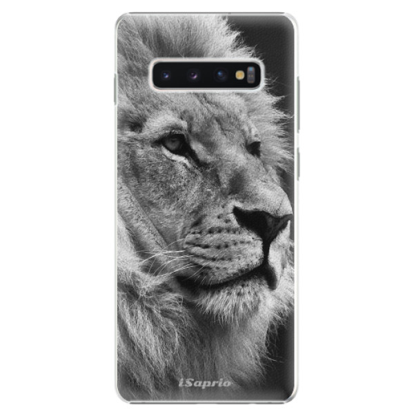 Plastové puzdro iSaprio - Lion 10 - Samsung Galaxy S10+