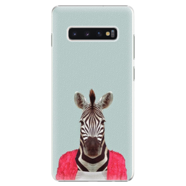 Plastové puzdro iSaprio - Zebra 01 - Samsung Galaxy S10+