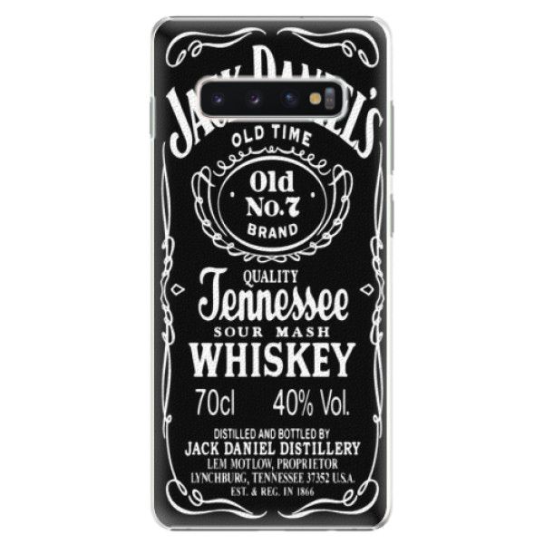 Plastové puzdro iSaprio - Jack Daniels - Samsung Galaxy S10+