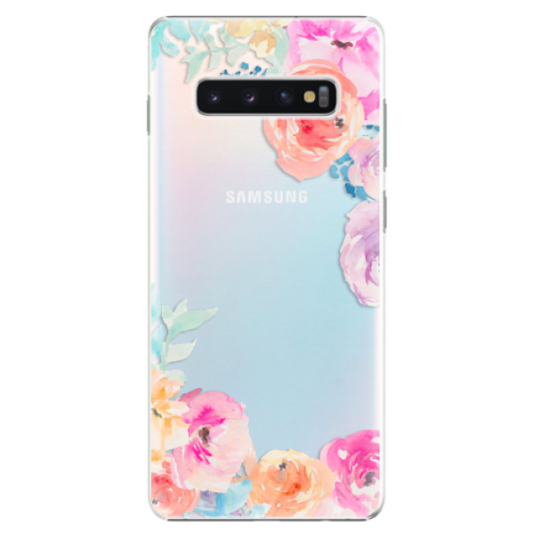 Plastové puzdro iSaprio - Flower Brush - Samsung Galaxy S10+
