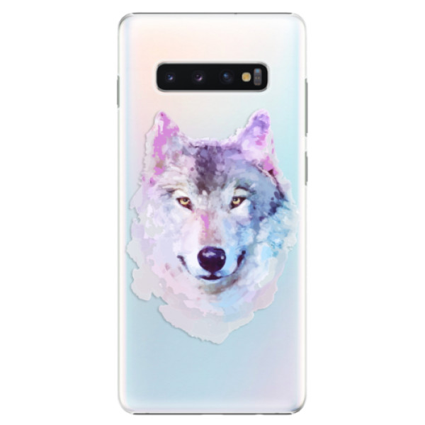 Plastové puzdro iSaprio - Wolf 01 - Samsung Galaxy S10+