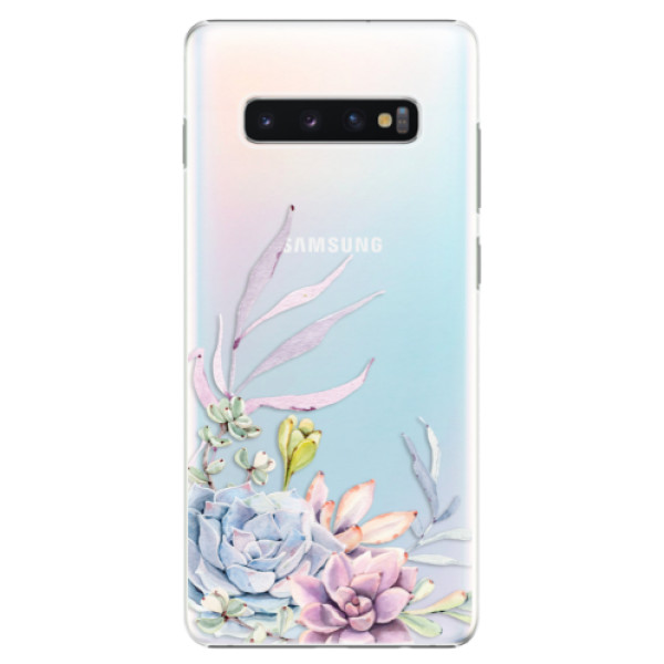 Plastové puzdro iSaprio - Succulent 01 - Samsung Galaxy S10+