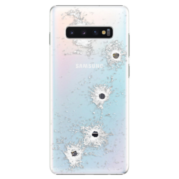 Plastové puzdro iSaprio - Gunshots - Samsung Galaxy S10+