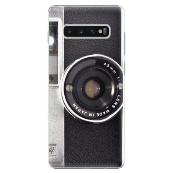 Plastové puzdro iSaprio - Vintage Camera 01 - Samsung Galaxy S10+