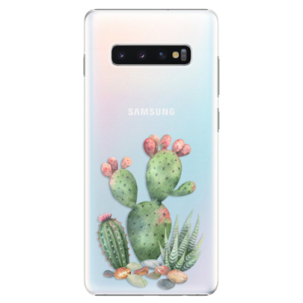 Plastové puzdro iSaprio - Cacti 01 - Samsung Galaxy S10+