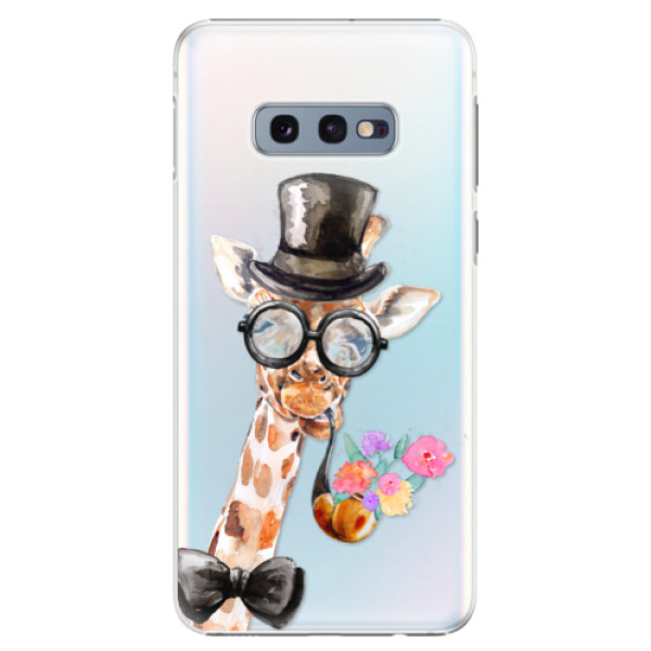 Plastové puzdro iSaprio - Sir Giraffe - Samsung Galaxy S10e