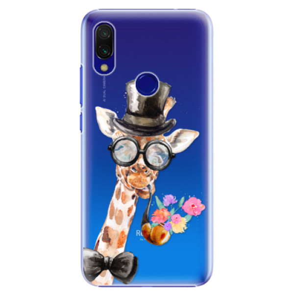 Plastové puzdro iSaprio - Sir Giraffe - Xiaomi Redmi 7