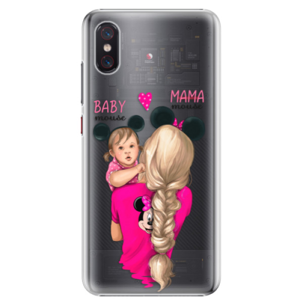Plastové puzdro iSaprio - Mama Mouse Blond and Girl - Xiaomi Mi 8 Pro