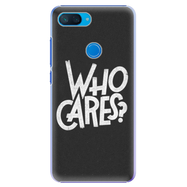 Plastové puzdro iSaprio - Who Cares - Xiaomi Mi 8 Lite