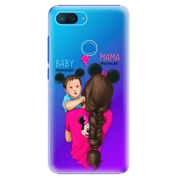 Plastové puzdro iSaprio - Mama Mouse Brunette and Boy - Xiaomi Mi 8 Lite