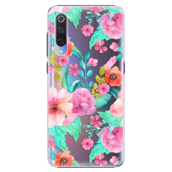 Plastové puzdro iSaprio - Flower Pattern 01 - Xiaomi Mi 9