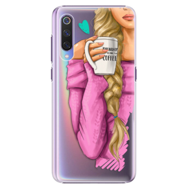Plastové puzdro iSaprio - My Coffe and Blond Girl - Xiaomi Mi 9