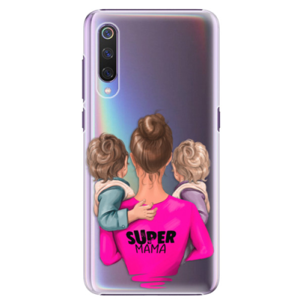 Plastové puzdro iSaprio - Super Mama - Two Boys - Xiaomi Mi 9