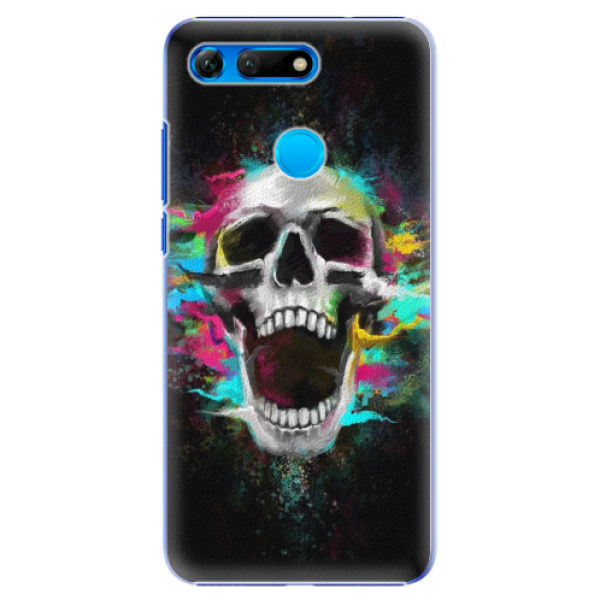 Plastové puzdro iSaprio - Skull in Colors - Huawei Honor View 20