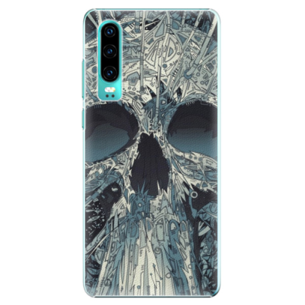 Plastové puzdro iSaprio - Abstract Skull - Huawei P30