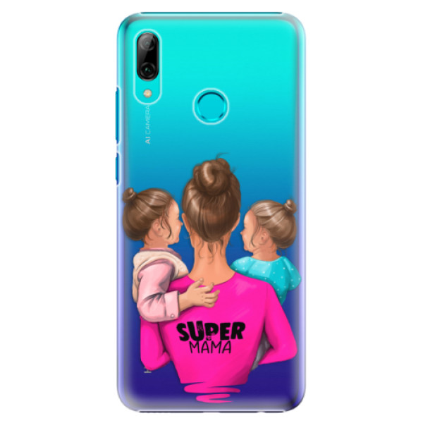 Plastové puzdro iSaprio - Super Mama - Two Girls - Huawei P Smart 2019