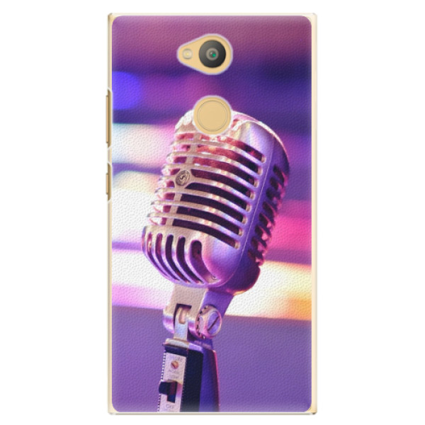 Plastové puzdro iSaprio - Vintage Microphone - Sony Xperia L2
