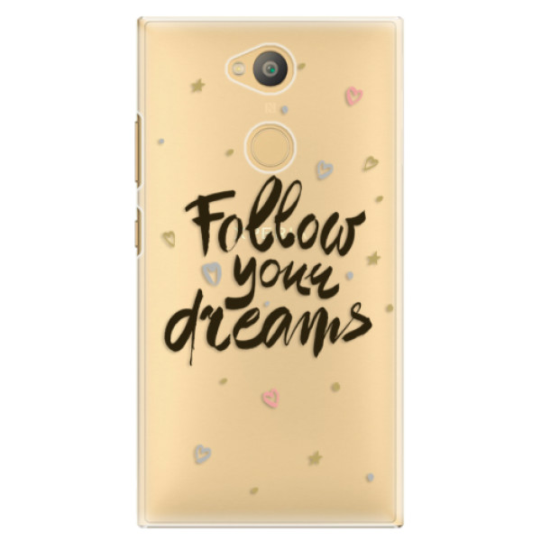 Plastové puzdro iSaprio - Follow Your Dreams - black - Sony Xperia L2