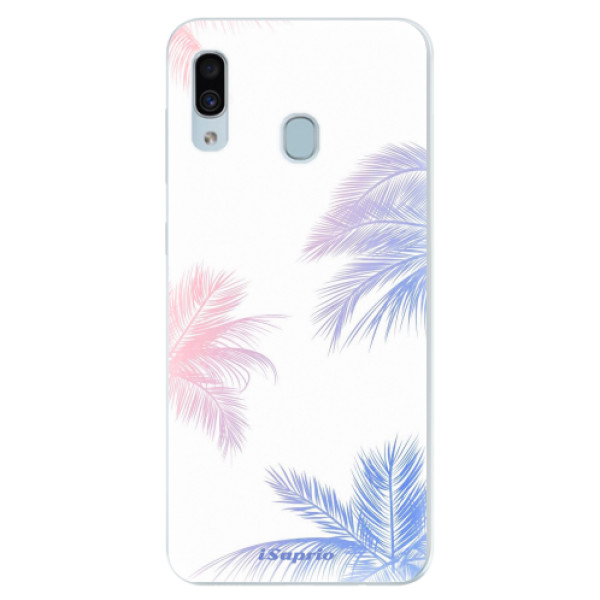 Silikónové puzdro iSaprio - Digital Palms 10 - Samsung Galaxy A30