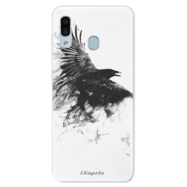Silikónové puzdro iSaprio - Dark Bird 01 - Samsung Galaxy A30
