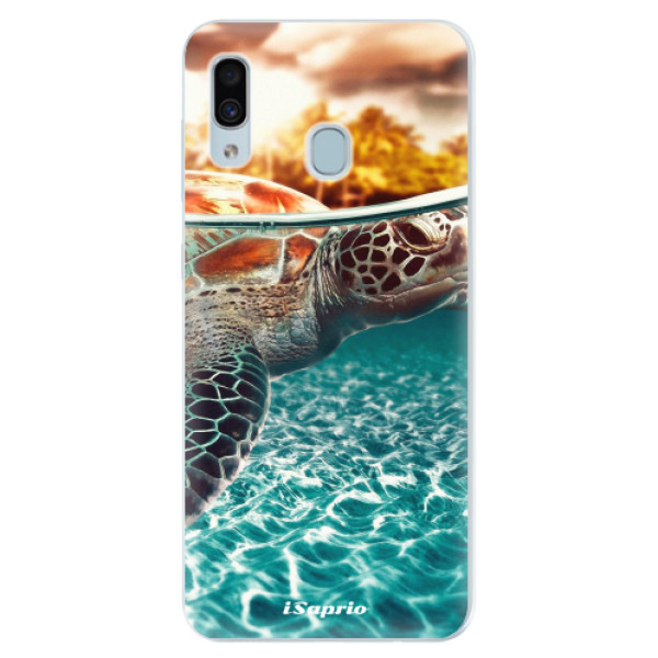 Silikónové puzdro iSaprio - Turtle 01 - Samsung Galaxy A30