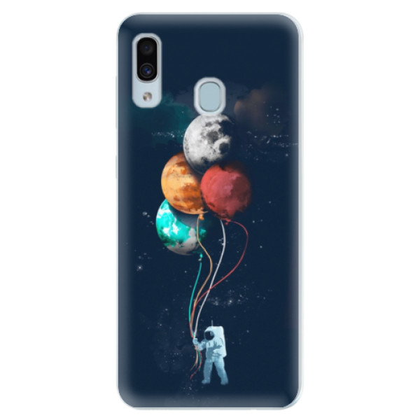 Silikónové puzdro iSaprio - Balloons 02 - Samsung Galaxy A30
