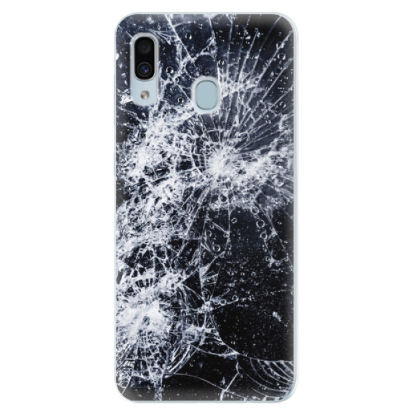 Silikónové puzdro iSaprio - Cracked - Samsung Galaxy A30
